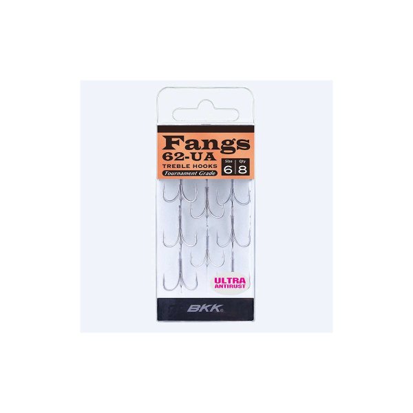 Anzuelos BKK Triplex Fangs 62-UA Tournament Grade