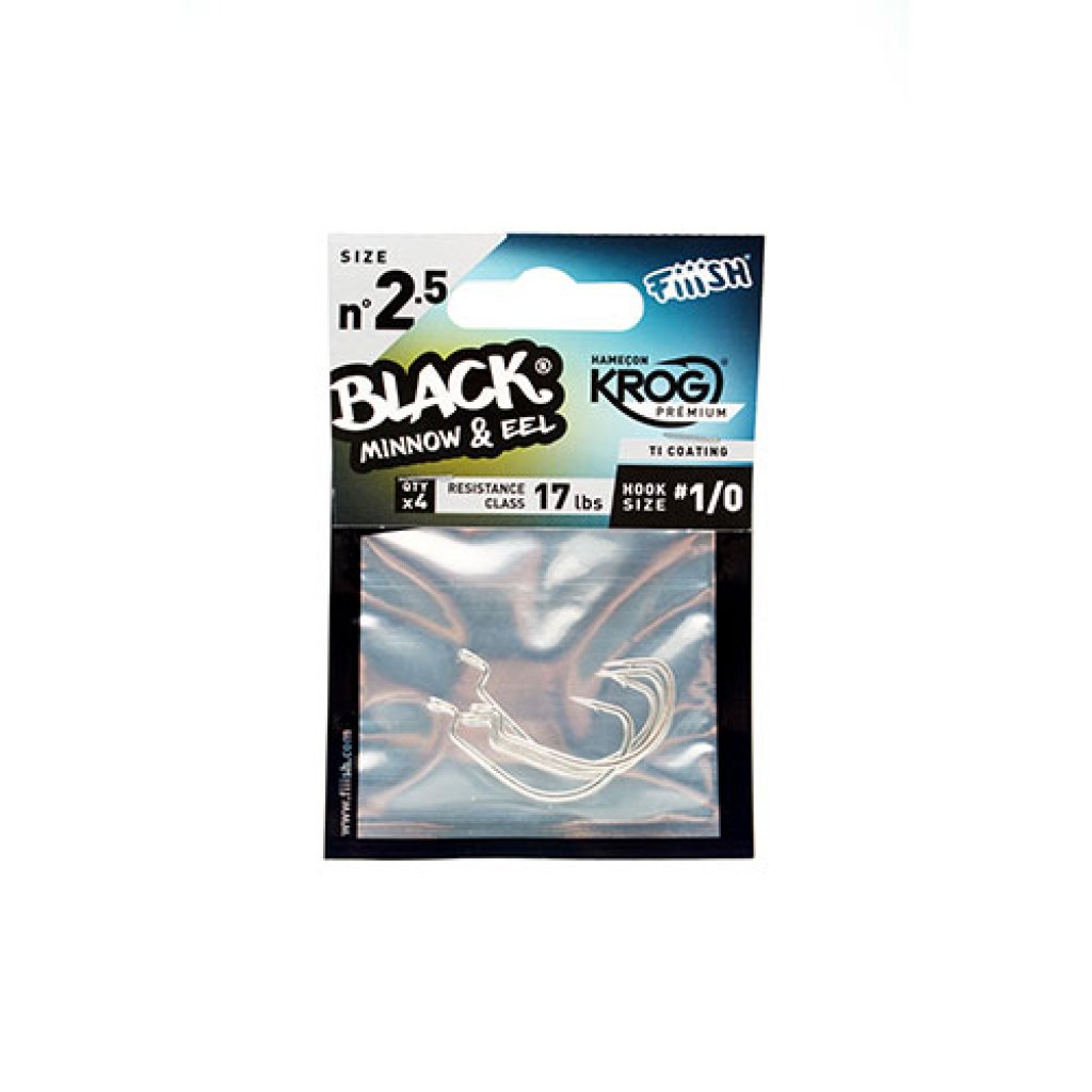 anzuelos fiiish krog premium vcm black minnow eel 105 fotoprincipal