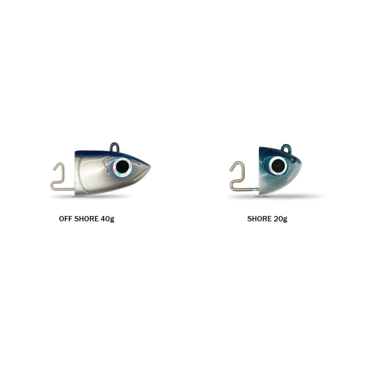 Cabeza Plomada Black Minnow 140 Azul - Imagen 2