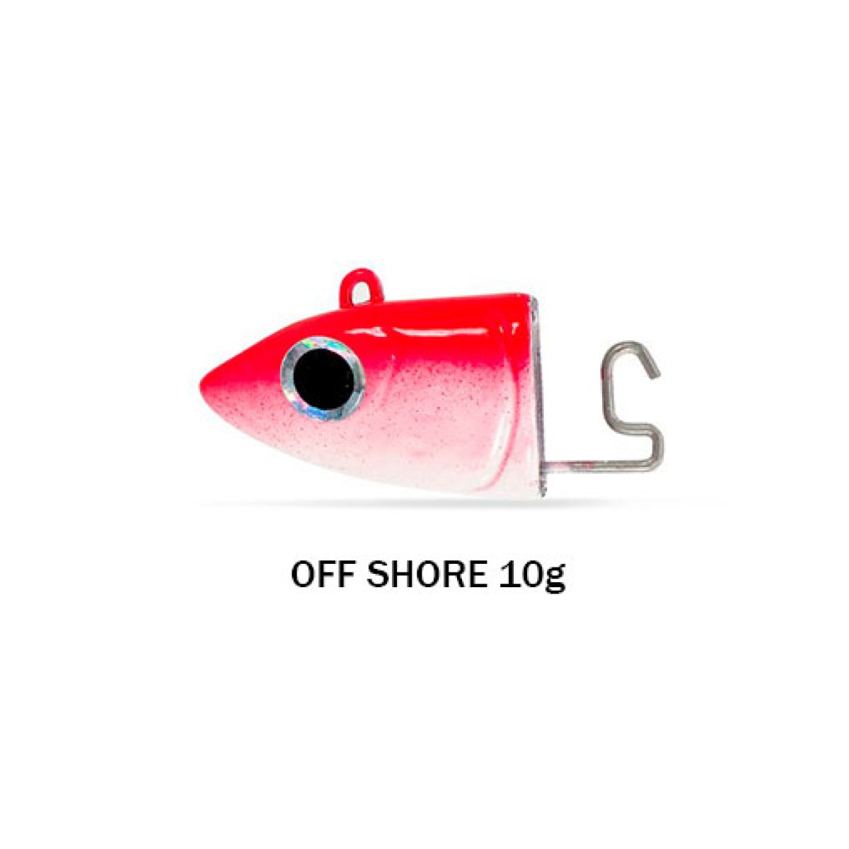Cabeza Plomada Black Minnow 90 Roja - Imagen 2