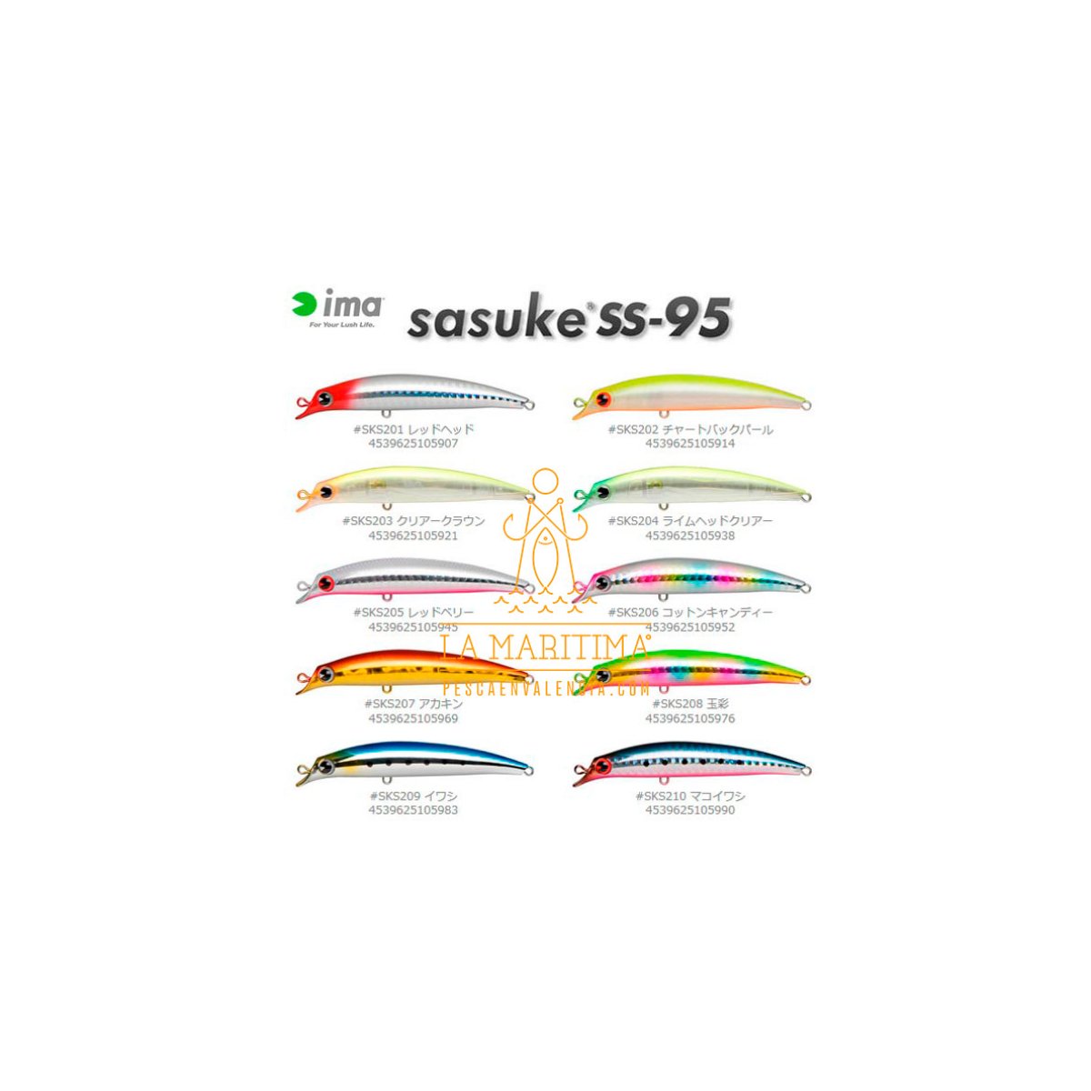 Señuelo Ima Sasuke 95SF - Imagen 2