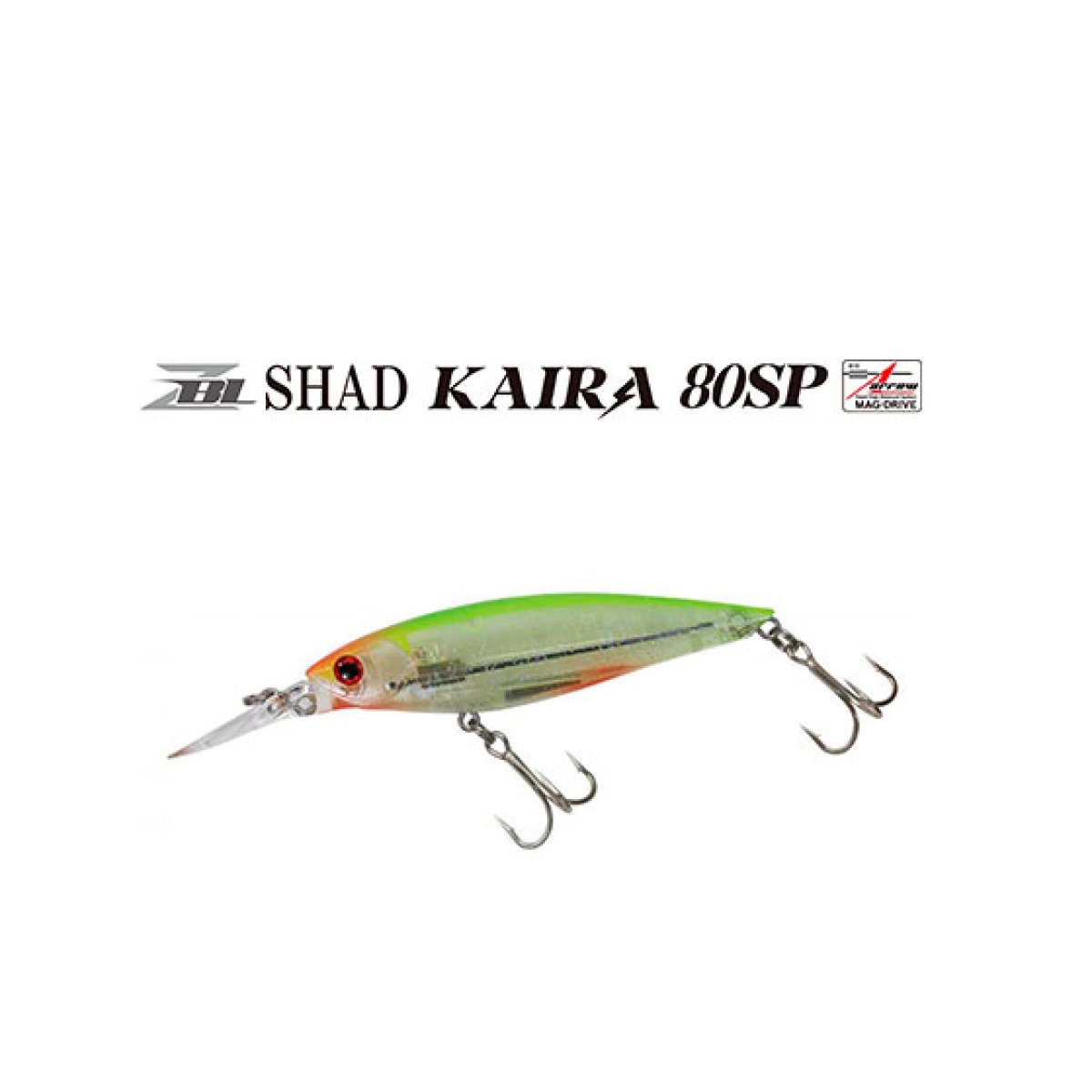 Señuelo ZipBaits ZBL Shad Kaira 80SP - Imagen 1