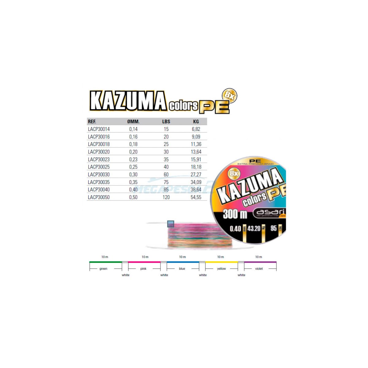 Trenzado Asari Kazuma Colors - Imagen 2