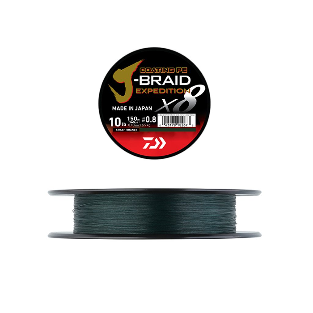 trenzado daiwa j braid expedition x8 darkgreen fotoprincipal