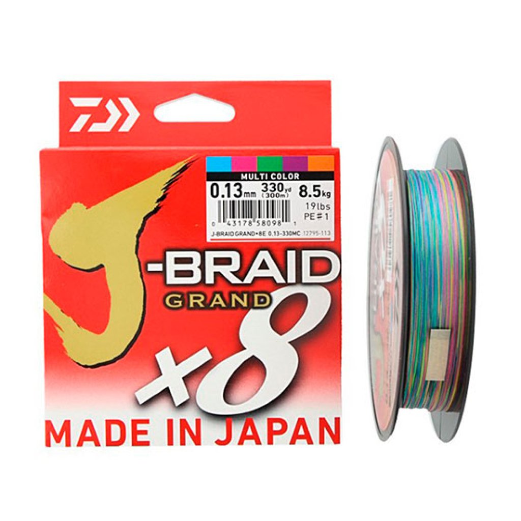 trenzado daiwa j braid grand x8 300 mt multicolor fotoprincipal