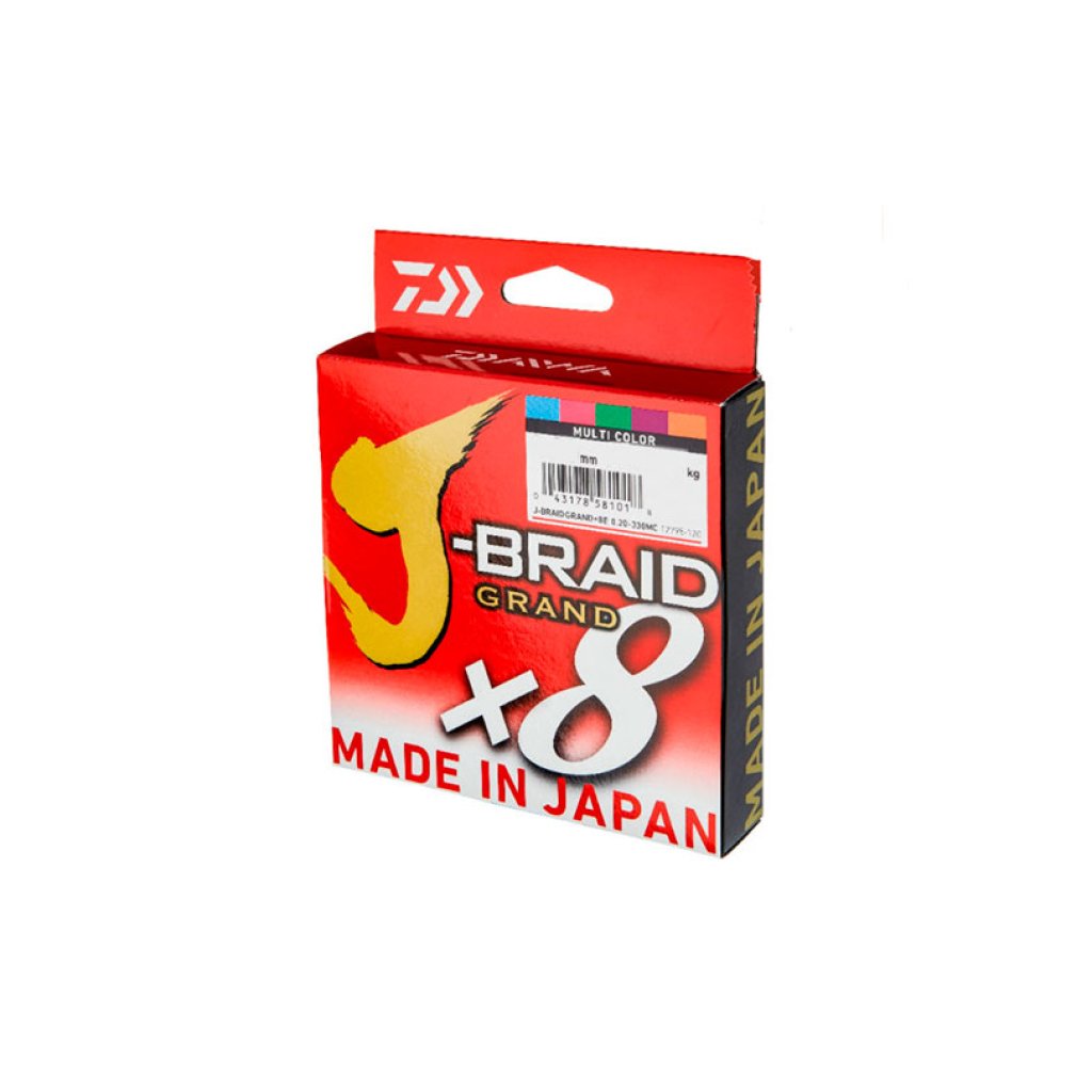 trenzado daiwa j braid x8 500m multicolor fotofamilia