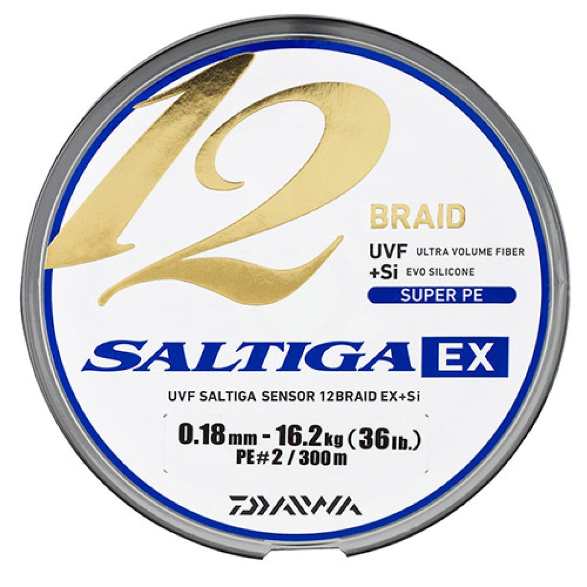 Trenzado Daiwa Saltiga 12 Braid EX 300m MC - Imagen 1