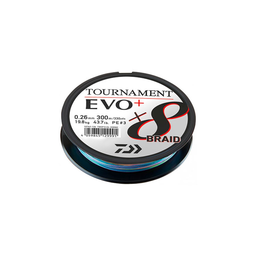 trenzado daiwa tournament evo x8 multicolor fotofamilia