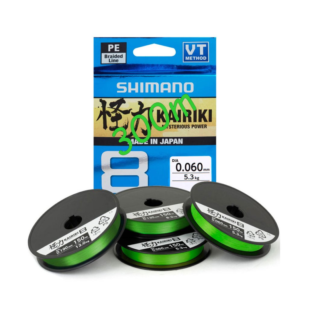 trenzado shimano kairiki sx8 300 01