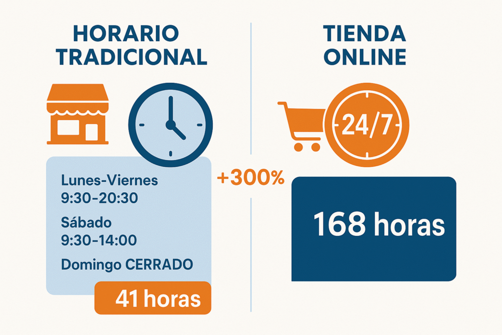 comparativa horarios es