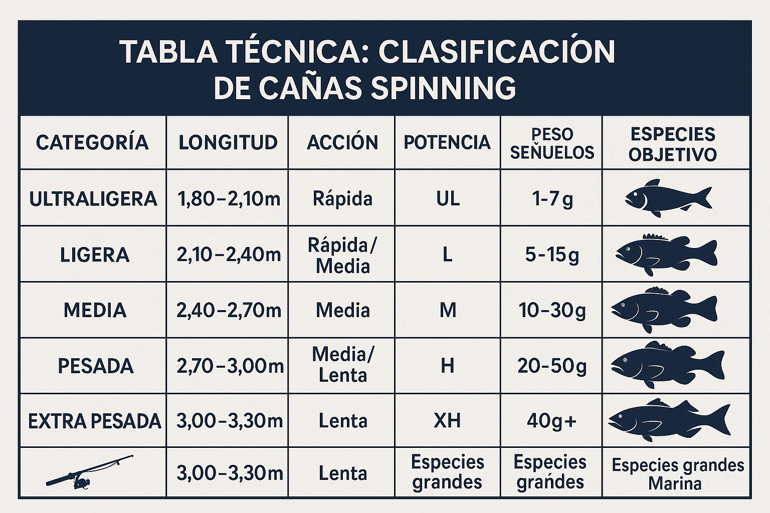tabla clasificacion canas spinning